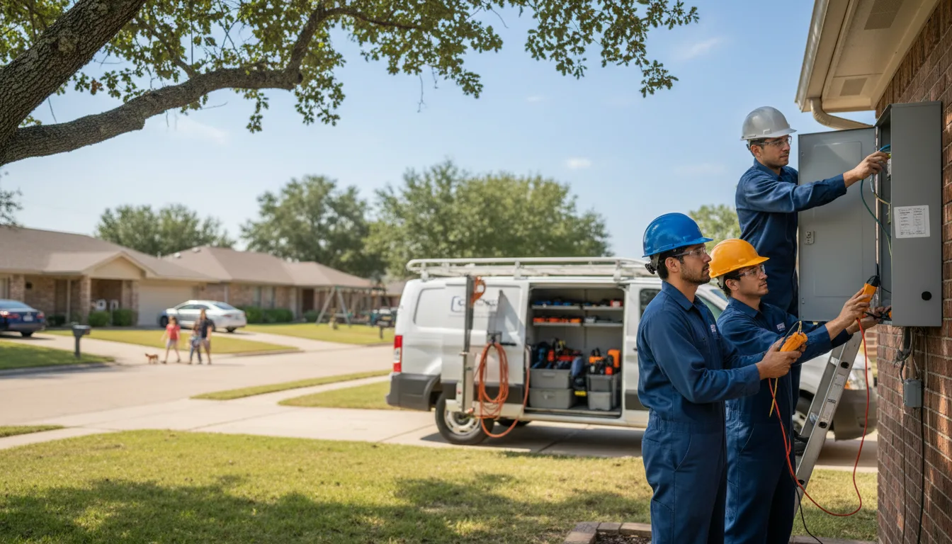 Certified electrician providing emergency electrical services in Weems, VA